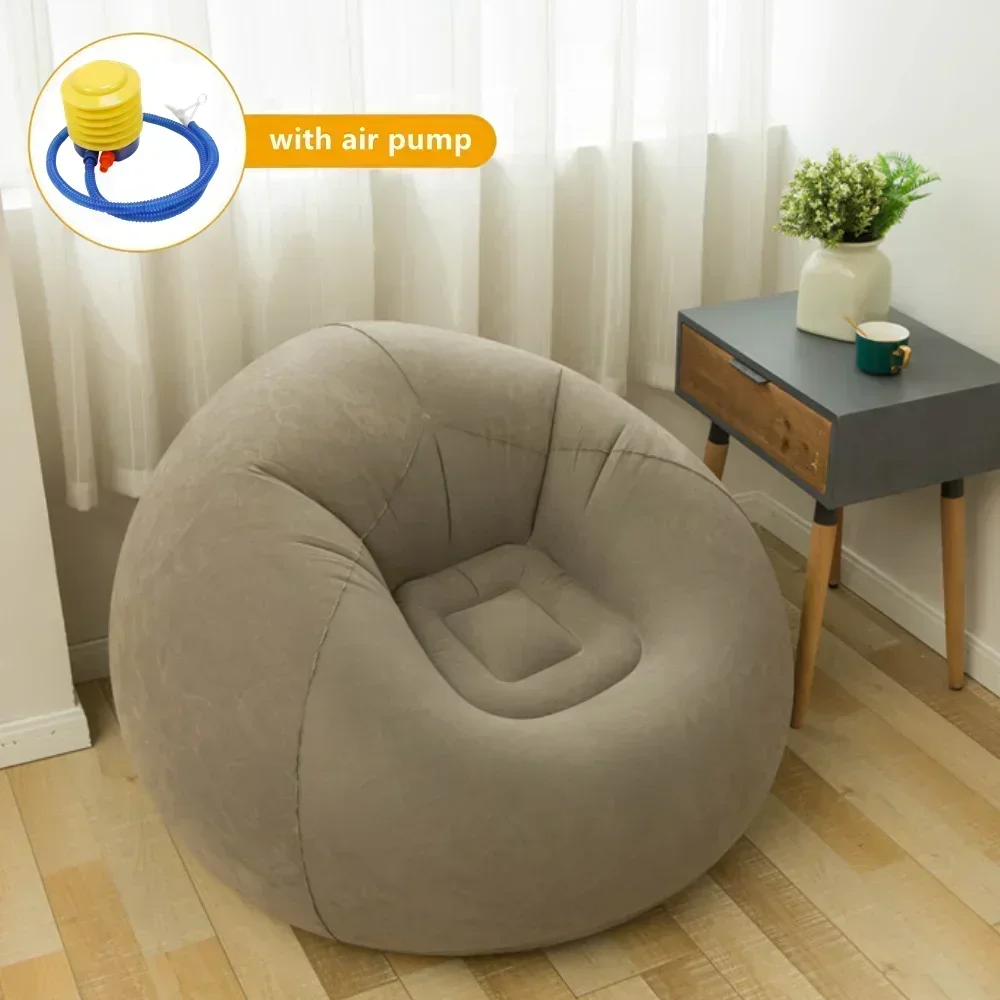 Bean Bag Sofa Large Lazy Inflatable PVC Lounger Seat Sofas Pouf Puff Couch Tatami Living Room Supply Outdoor Camping