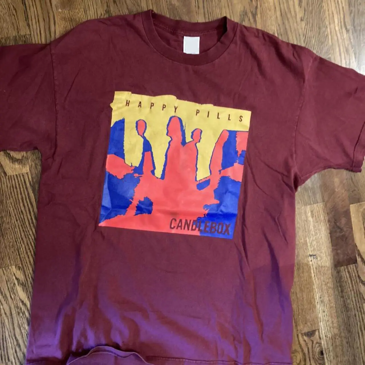 Maglietta A Fascia Candlebox Happy Pills Rock Te4242 Maniche Lunghe O Corte