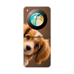 Soft Matte Silicone Back Cover with Fashion Painted Design for ZTE nubia Flip (X1CAVAHMSB01)