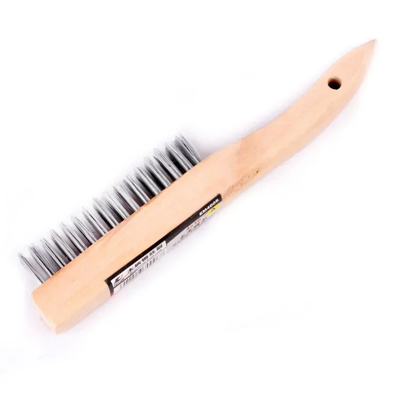 Heavy Duty Wire Brush Metal Steel Cleaning Brush Heavy Duty Wirebrush for Car Scratch Rust Removal & Welding Slag Cleaning 2