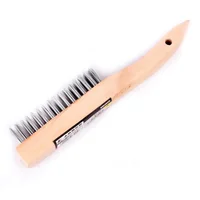 Heavy Duty Wire Brush Metal Steel Cleaning Brush Heavy Duty Wirebrush for Car Scratch Rust Removal & Welding Slag Cleaning 2