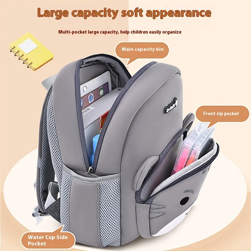 Disney's new kindergarten backpack for boys 1-5 years old cartoon backpack cute mini durable waterproof baby backpack 2
