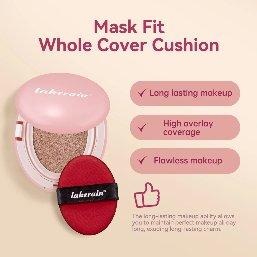 Cushion Foundation Korean Makeup Base Mist Foundations Makeup Full Coverage Cc Cream Sunscreen Cosmetic High Face White