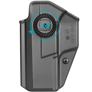Only For CZ P10C / CZ P10S / CZ P10C Airsoft,OWB Paddle Holster Outside Waistband Carry Holster,Unlock Index finger,Right hand