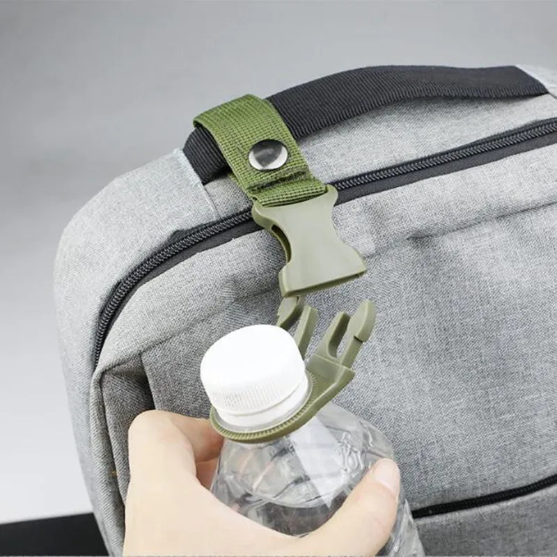Water Bottle Holder 3Pcs Outdoor Nylon Webbing Hook