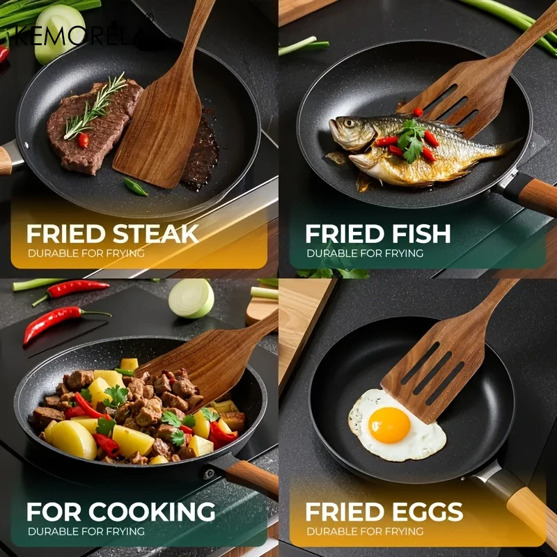 Wooden Spatula Set 4