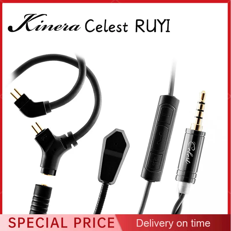 

Kinera Celest RUYI Earphone Cable 0.78 2Pin Microphone Professional Cable Boom Mic Audio Gaming Esports Headset Livestreaming