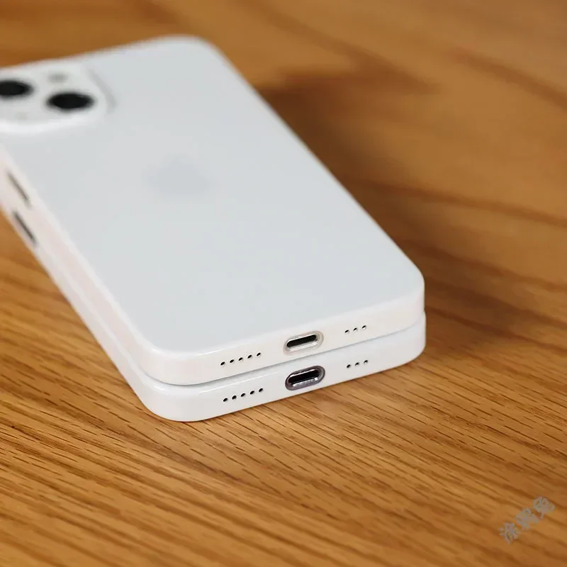 Sleek Matte Slim Clear Shockproof Phone Case - Ultra Thin Design