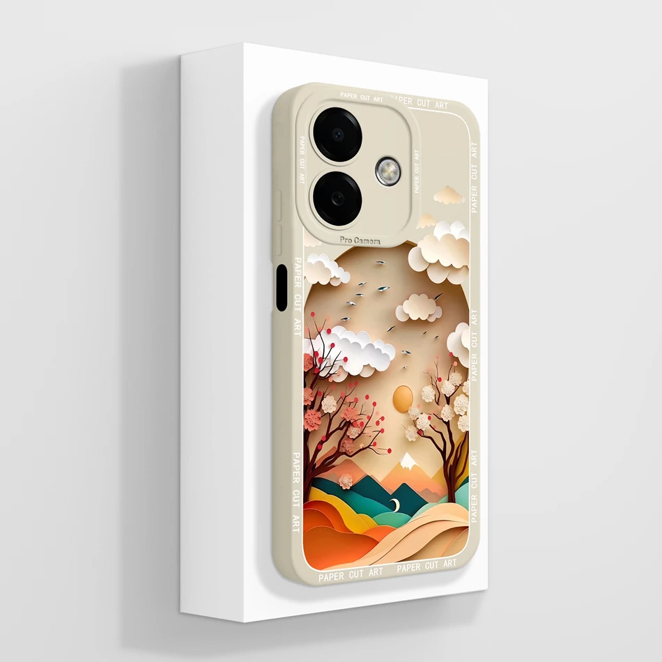 Artistic Silicone Bumper Case with Camera Protection