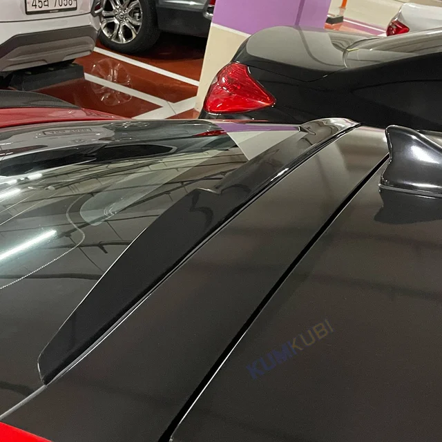 Universal Spoiler Flügel Für 99% Limousine Coupe Fließheck SUV Autos Hinten  Stamm Deckel Schwanz Lip 99cm 115cm PU carbon Schwarz Tuning Styling -  AliExpress