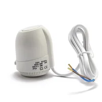 24V 230V ไม่มี NC ปกติเปิดปิดไฟฟ้าความร้อนวาล์ว Actuator สำหรับ Manifold Radiant ห้อง Underfloor ความร้อน Electrotermico 5