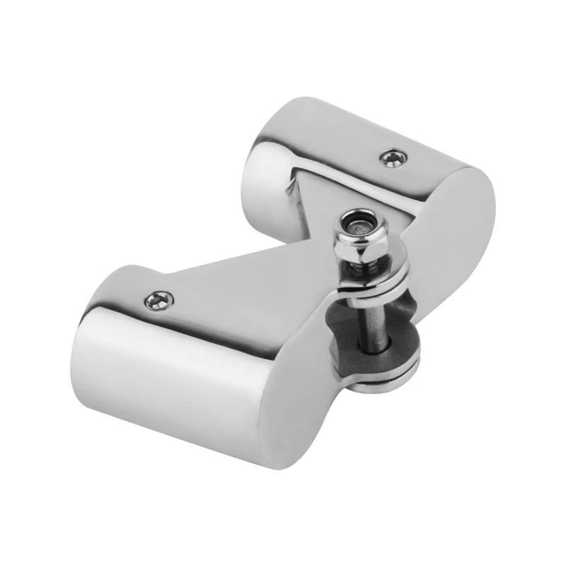 Connettore Per Tubi In Acciaio Inox 316 – Girevole Pieghevole 180°, Per Telaio Bimini E Accessori Nautici, Diametro 22 Mm