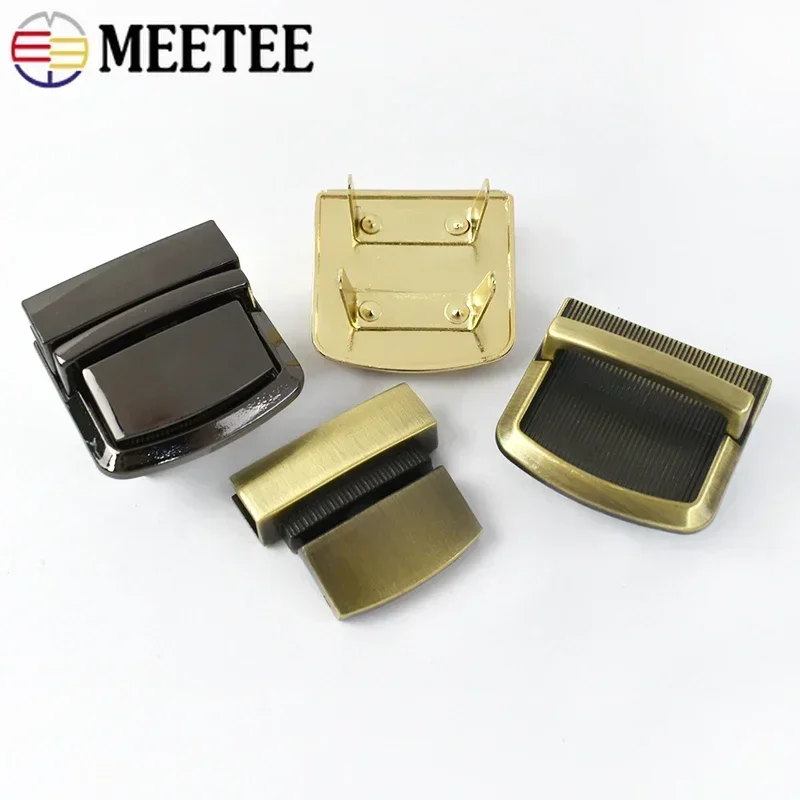 Metal Lock Buckle 1-5Pcs for Bag Women Handbag Closure Clasps Purse Snap Locks Buckles Repair Kit DIY Sewing Accessories