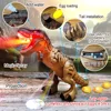 Electric Toy Large Size Walking Spray Lay Eggs Dinosaur Robot With Light Sound Mechanical Dinosaurs Model Toys 6