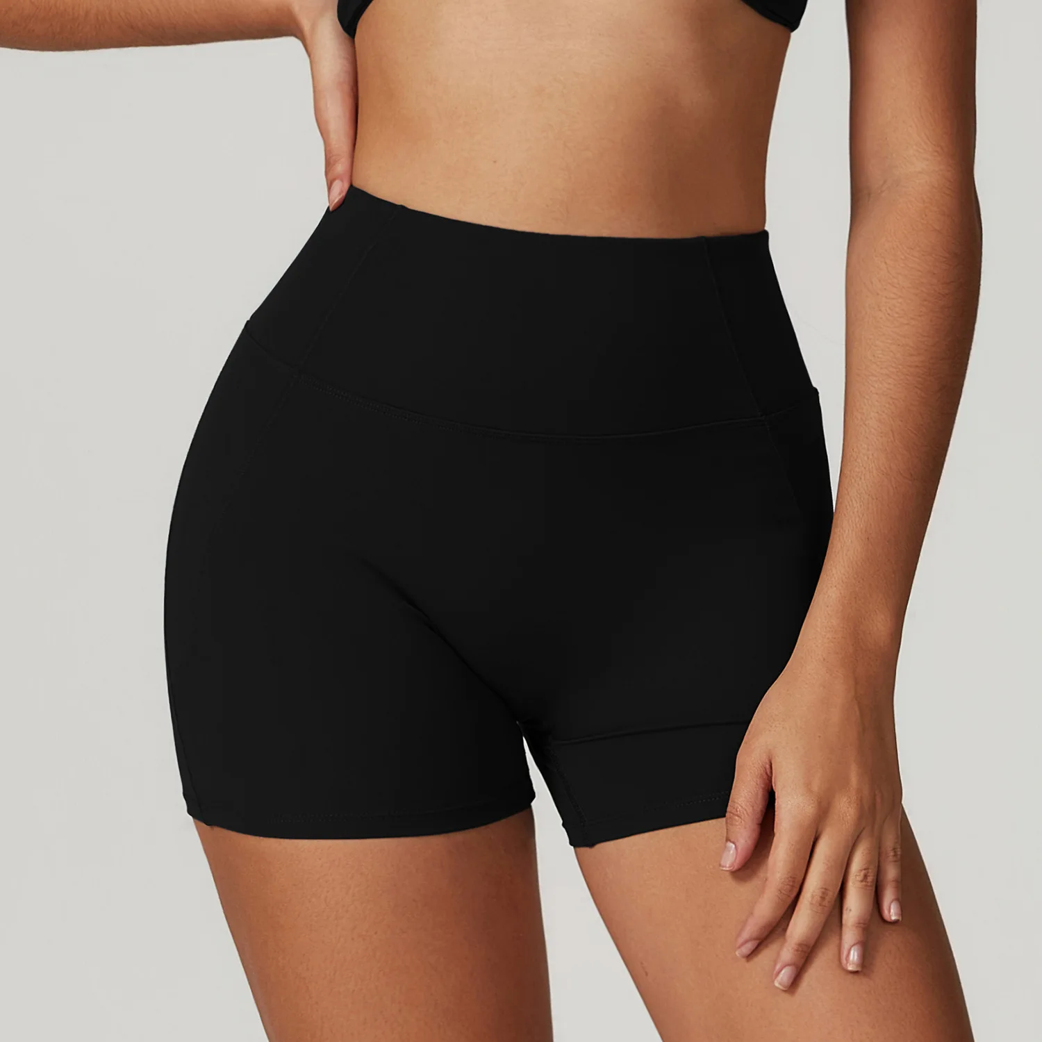 Summer Yoga Shorts Women Fitness Shorts Running Cycling Breathable Sports Leggings High Waist Workout Gym Push Up