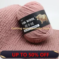 3pcs 300g Yak Wool 3-strand Wool Yarn Hand-knitted Medium Coarse Sweater Coat Yarn Crocheted Scarf Hat Wholesale Wool Yarn 1