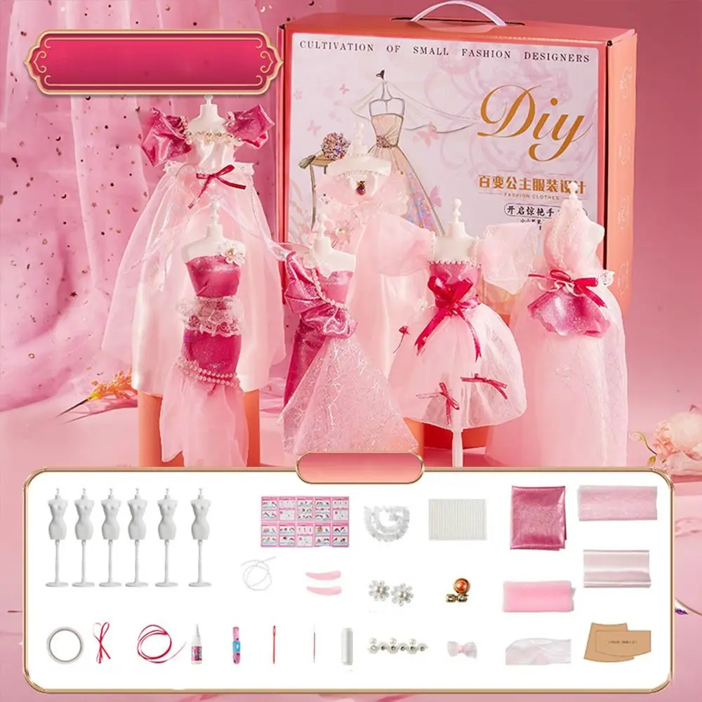 

Early Education Clothing Design Handmade Material Bag Intellectually Beneficial Handcrafts Princess's Dress Material Set