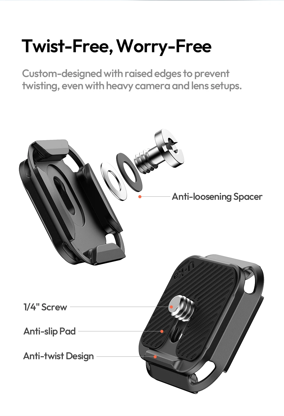 Travel Tripod Portable Adjustable Tripod 14CM-44CM for Smartphone Camera for UKA