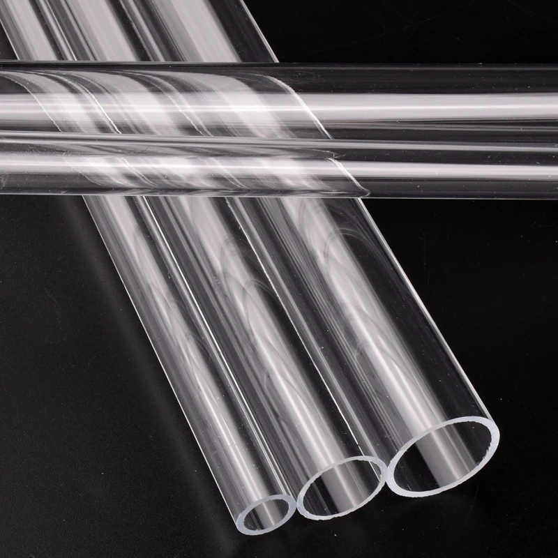O.D 16~110mm Clear Acrylic Tube Fish Tank Aquarium Supplies Hydroponics Watering Transparent Plexiglass Pipe 20/33/50cm Long 1Pc acrylic tube