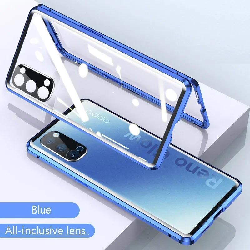 360° Full Body Magnetic Phone Case with Double-Sided Glass and Shockproof Protection