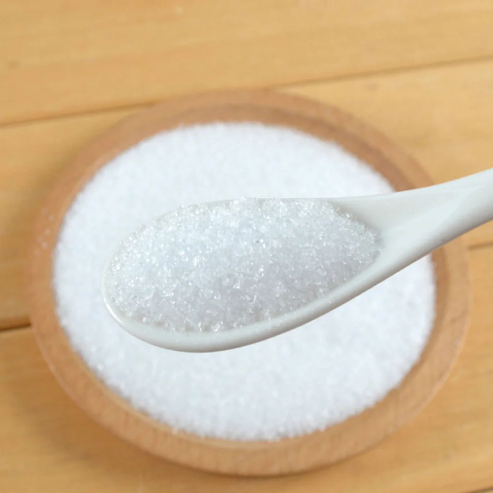 

2 Pack Simulated White Sugar Sprinkles Fake Powder Cookies Fine Granulated Toy Toys Mini