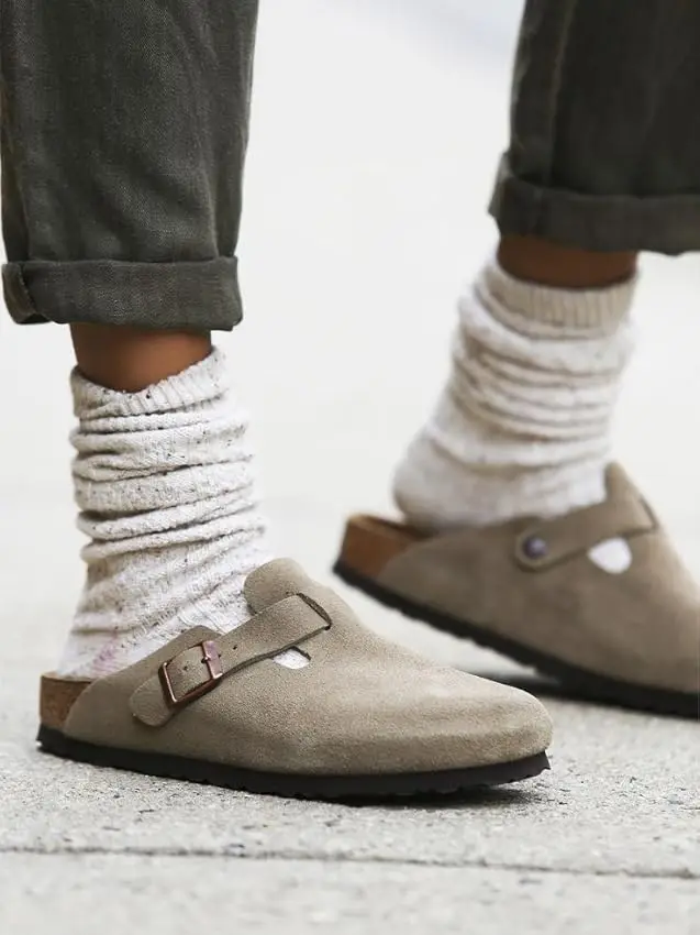 قباقيب من جلد الغزال الأصلي من Pallene للنساء والرجال صنادل من الفلين مع دعم قوس للصيف للزوجين البغال الجلدية الخارجية قباقيب من جلد الغزال الأصلي من Pallene للنساء والرجال صنادل من الفلين مع دعم قوس للصيف للزوجين البغال الجلدية الخارجية