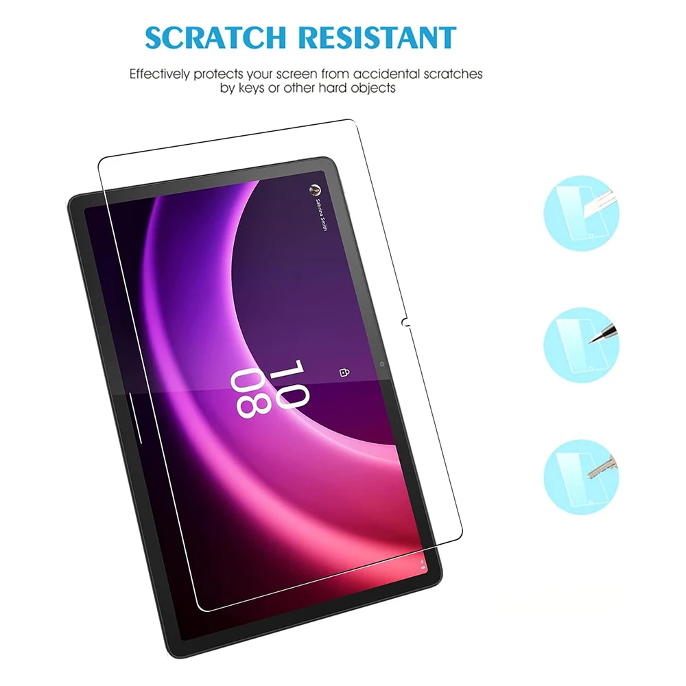 For Lenovo Tab P11 2nd Gen 11.5 Inch 2023 Tempered Glass Screen TB-350FU TB-350XC 9H Tablet Anti Scratch Clear Protective Film 5