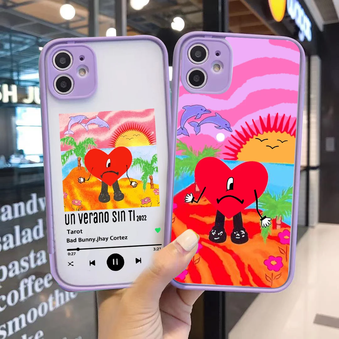 Yo Perreo Sola Bad Bunny & Maluma Transparent Matte Phone Case
