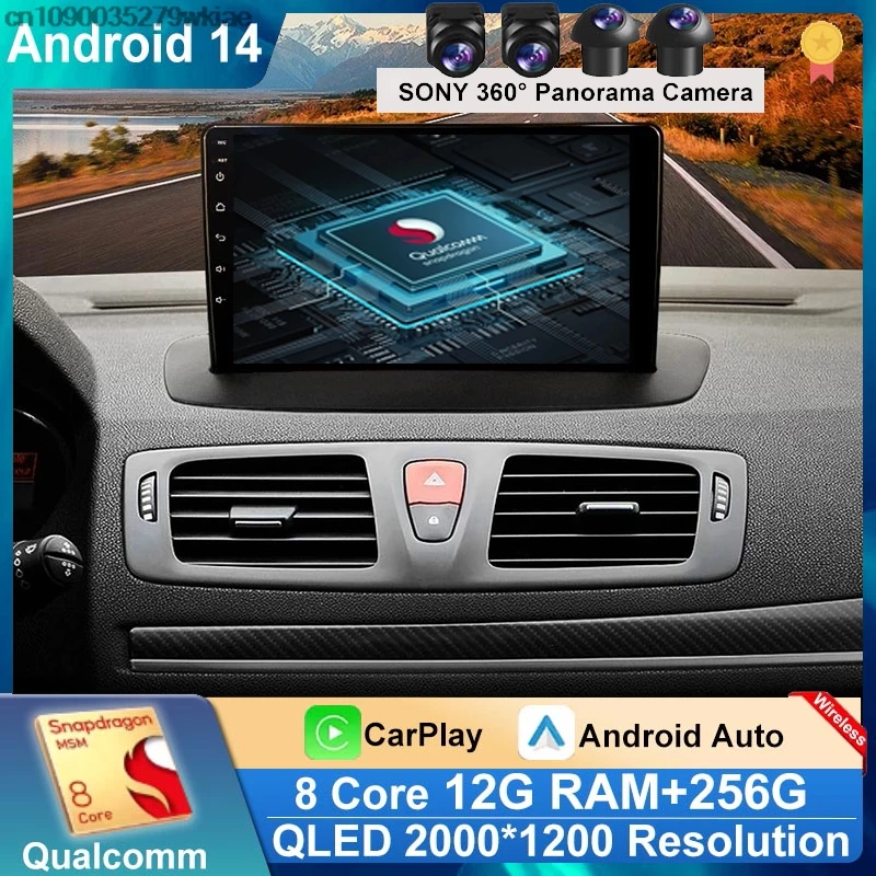 Radio-Multimedia-con-Android-14-para-coche-reproductor-con-Carplay-inal ...