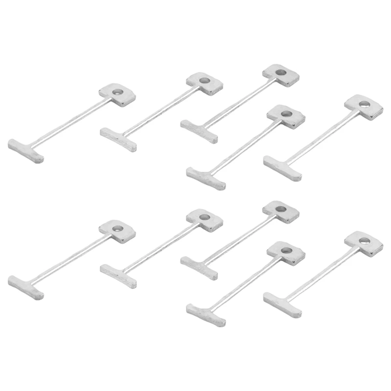 A81M New 200Pcs Tile Leveling System For Tile Laying Reusable Steel Needles Flooring Replaceable Pin Tiling Construction Tools