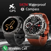 Smart Watch For T-Rex 3 GPS Smartwatch AMOLED Touch Screen 5ATM Outdoor Compass Smart Fitness Sport Monitor Men Watch ForXiaomi 1