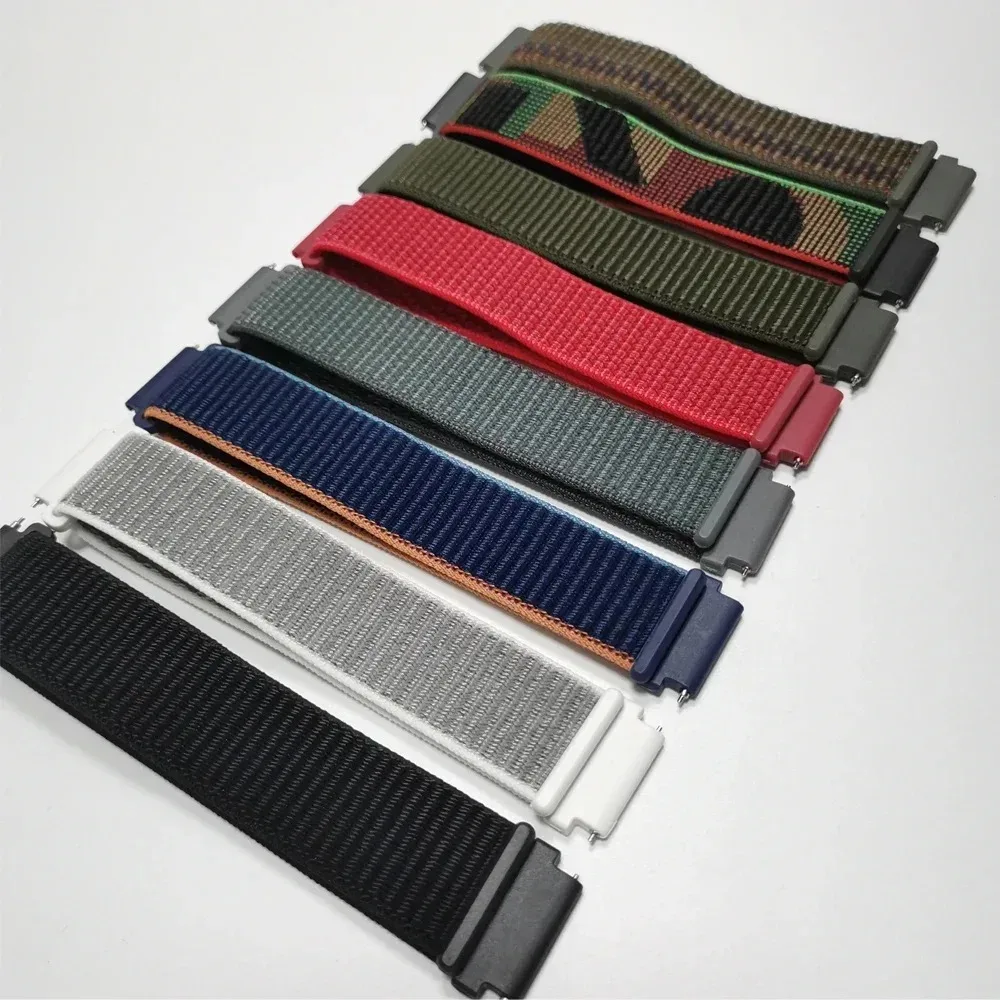 Nylon Loop Strap - 20mm/22mm Adjustable Comfortable Bracelet Band