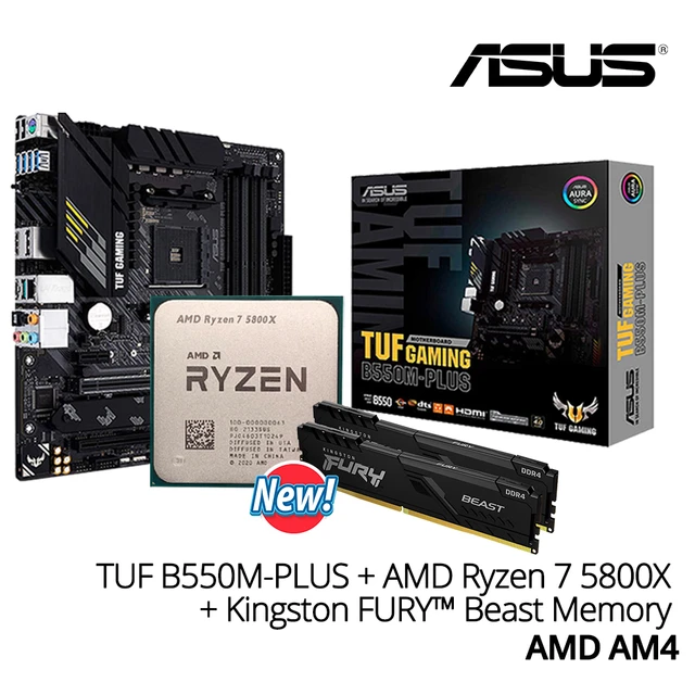 CPU gamer AMD Ryzen 7 5700X 16GB 1TB HDD + 240GB SSD NVIDIA