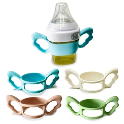 Baby Bottle Handle Safety Silicone Bottle Handles for Hegen Bottle and Other Dia 6-7cm Wide-Neck Bottle Baby Feeding Accessories