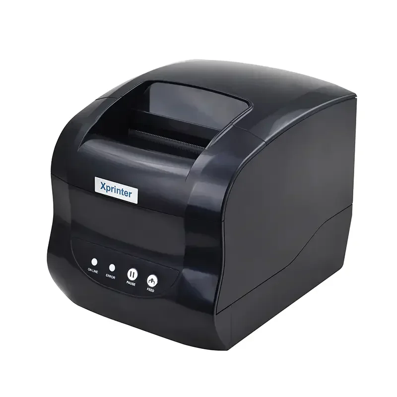 GlowMart X printer XP-370B Portable 80mm Paper Transfer Barcode Label Thermal Receipt Printer