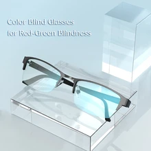  Anti-scratch Colorblind Glasses for Men for Red Green Color Blindness Glasses Outdoor and Indoor Use Colorblind Glass T21F 