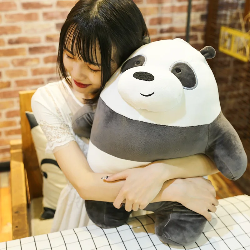 

Стоячий медведь три медведя с той же куклой панда кукла плюшевая игрушка подарок Детская Цветочная Подушка для сна украшение для спальни девочки