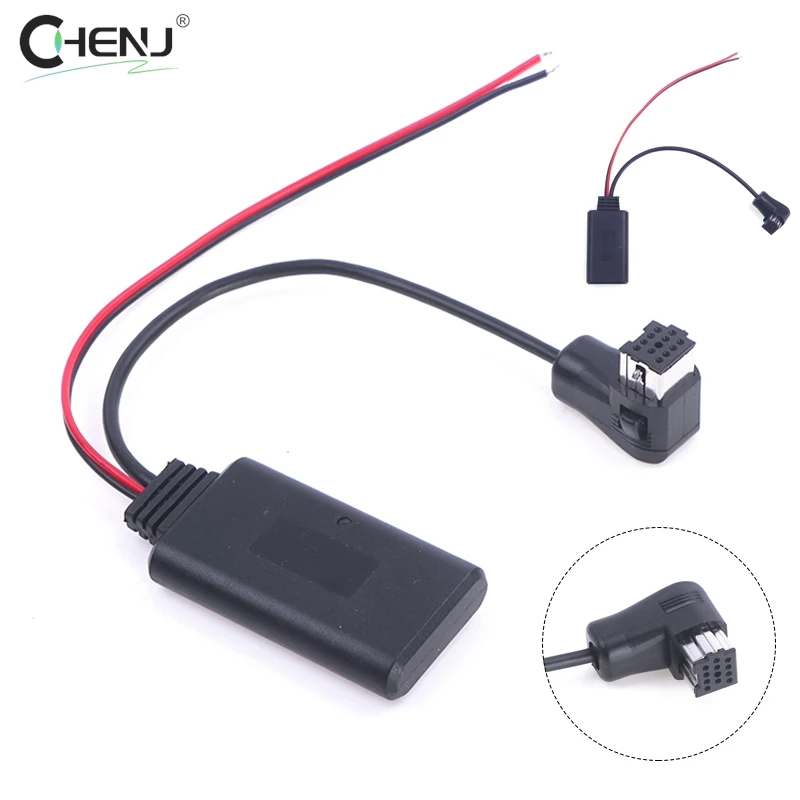 

Car Bluetooth Audio Receiver Compatible With Pioneer Ip-Bus 11Pin Bluetooth Aux Receiver Adapter Accessories