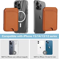 2 in 1 Magnetic MagSafe Wallet Stand, Leather Magnetic Card Holder Wallet for iPhone16/15/14/13/12 Series with Adjustable Holder 6