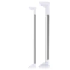 Punch-free Telescopic Clothing Rod Extendable Stainless Steel Curtain Pole Easy Easy Installation Punch-free 50-120cm gass 5