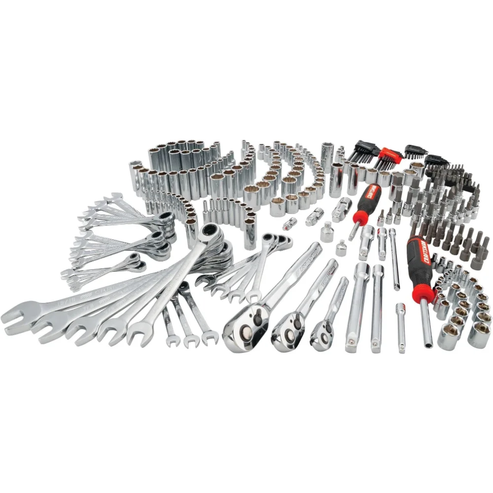 

CRAFTSMAN Mechanics Tool Set, SAE and Metric, 1/2, 1/4, and 3/8 Drive Sizes, 298-Piece (CMMT12039)