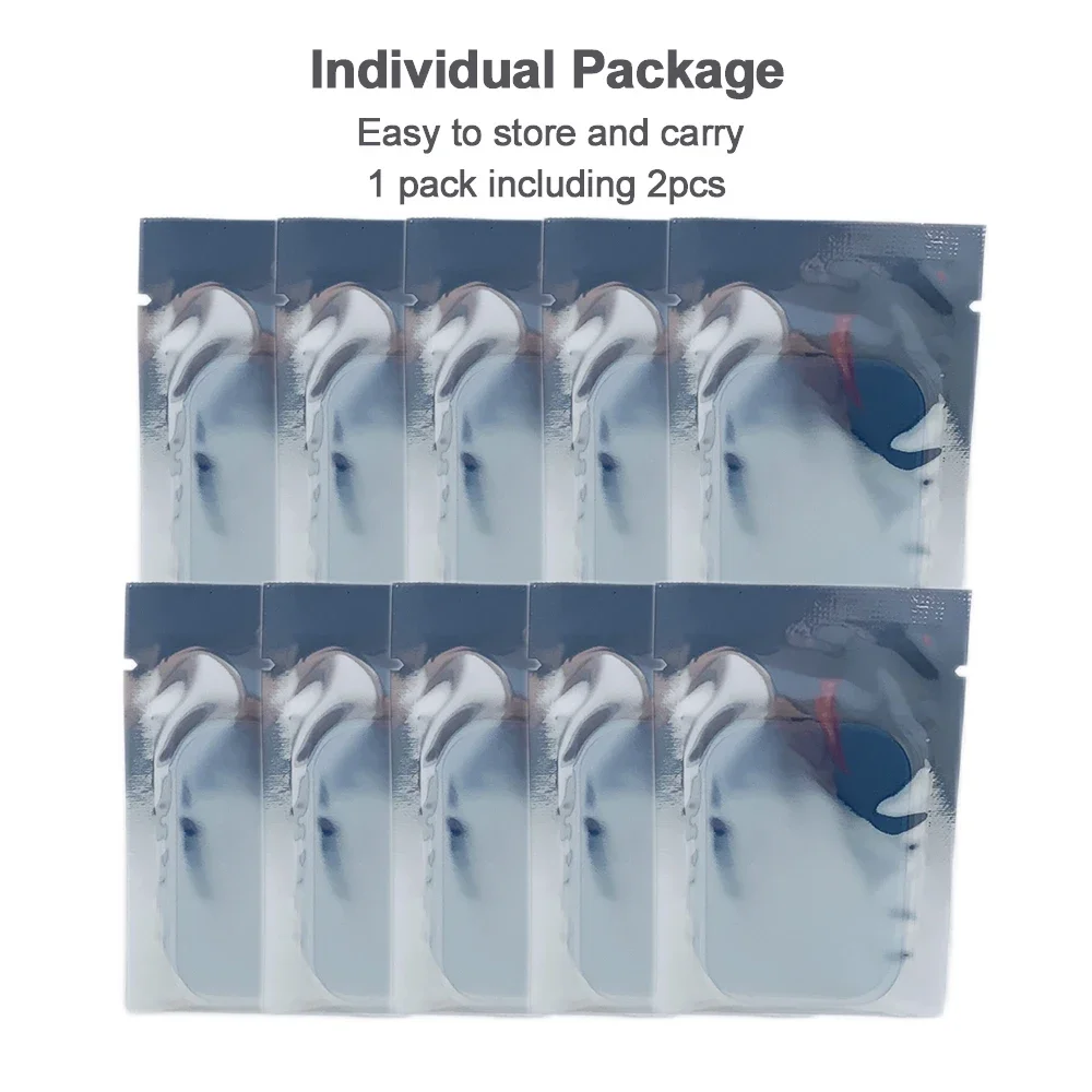Gel Pads 10pcs/lot For EMS Abdominal ABS Trainer Weight Loss Hip Muscle Stimulator Exerciser Replacement Massager Gel Patches