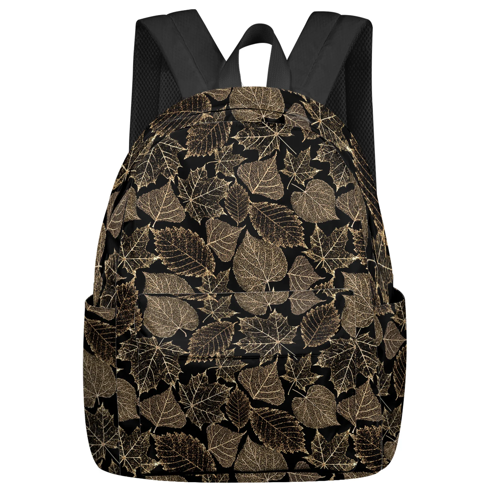 

Autumn Maple Leaf Texture Backpack School Bags for Teenagers Girls Students Laptop Bag Women's Casual Travel Backpack