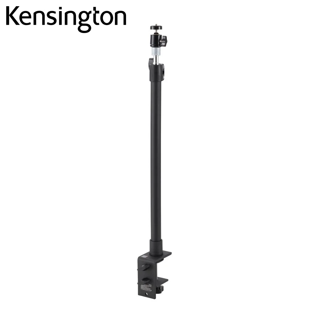 Kensington Webcam Desk Stand Telescoping C-Clamp Camera Support Height Adjustable Swivel Base A1000 K87654WW