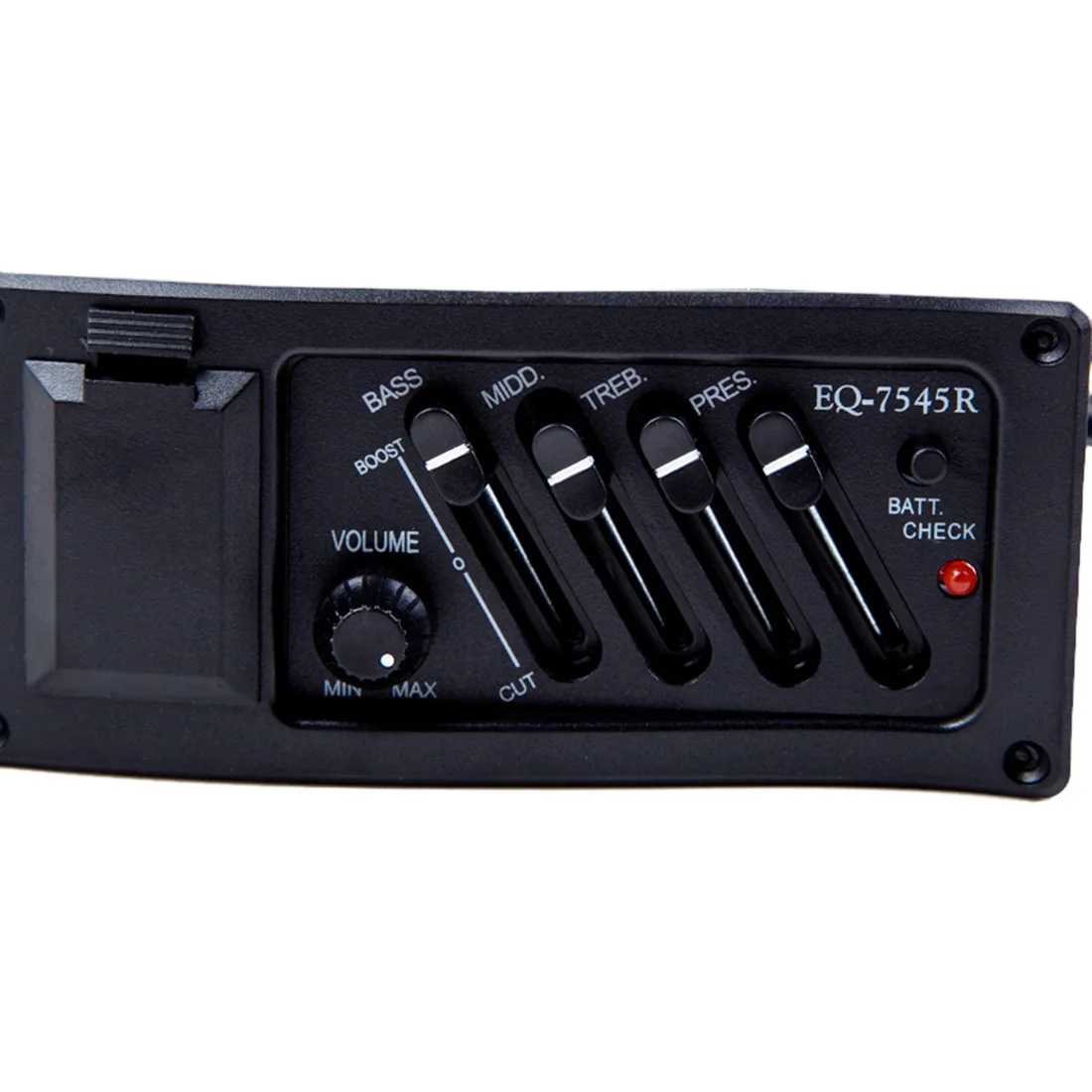 4 밴드 EQ 7545 어쿠스틱 기타 컴포넌트, 기타 픽업용 피에조 프리앰프 앰프 이퀄라이저 튜너