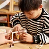 New Super World 3D Puzzle Miniature House Creative DIY Milk Bread Box Assembly Small House with Atmosphere Light Children's Toy 5