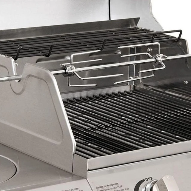 Automatikus Bbq Grill Rotisserie Electric Motoros Fém Kültéri Nyárs Pörkölt Rúd Faszén Sertés Csirke Marhahús Kemping Piknik Szerszámok - Image 6
