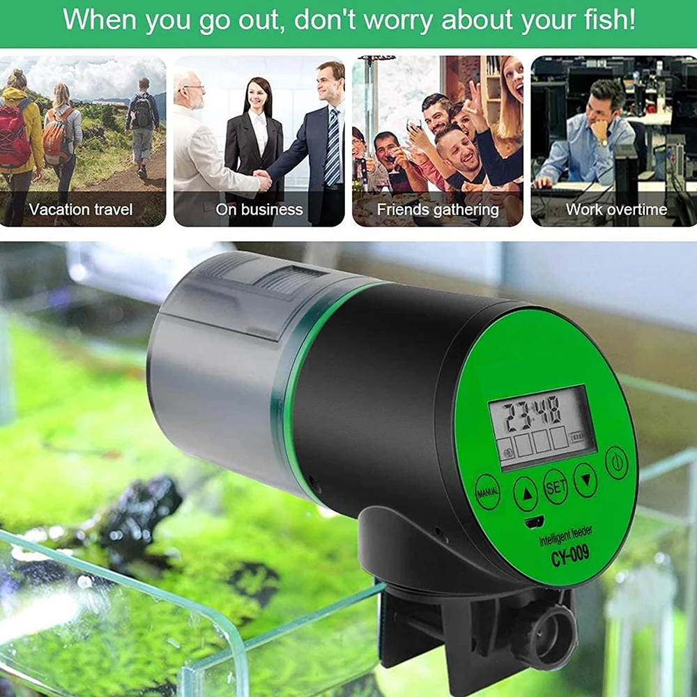 Cook a meal Optimal Miserable zacro rechargeable automatic fish feeder