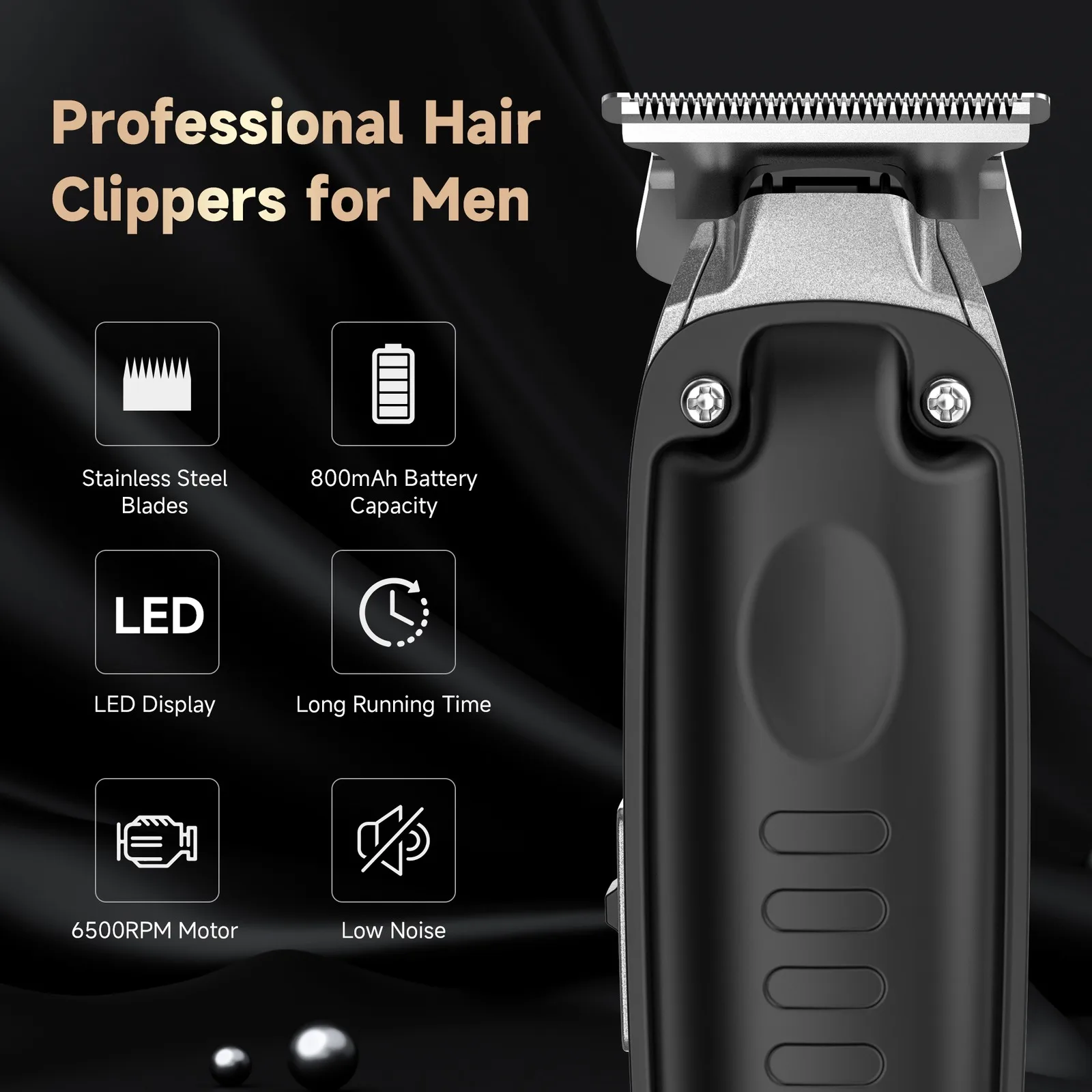 Sejoy Hair Clippers Men Kids Children Hair Trimmer Professional Cordless Barber Clippers Hair Cutting Kits with LED Display: 3 - 5 Days Free Delivery Only UK
