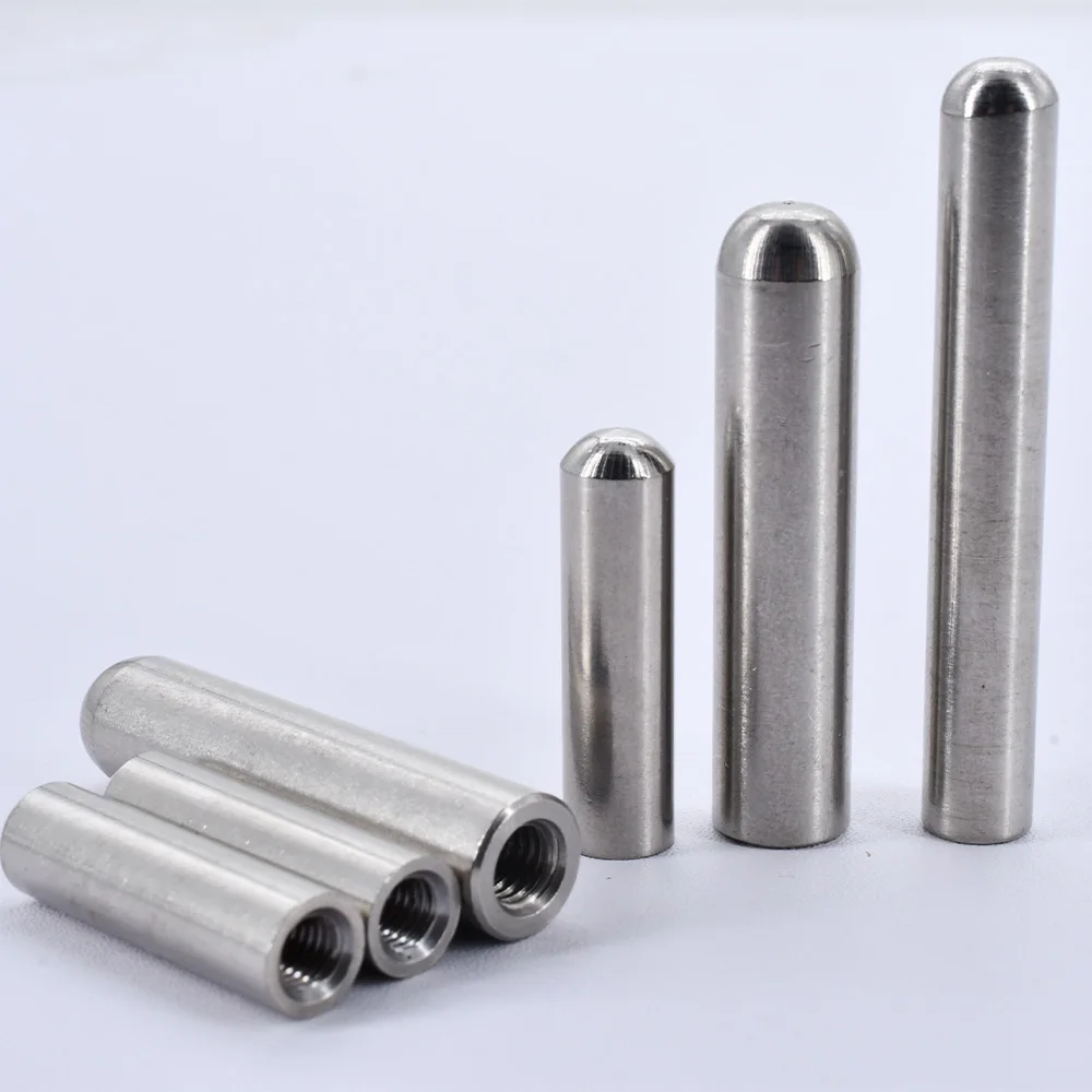 304 스테인레스 스틸 내부 스레드 원통형 핀 내부 치 위치 결정 구멍 실린더 GB120 고정 샤프트 핀 M3 M4 M5 M6